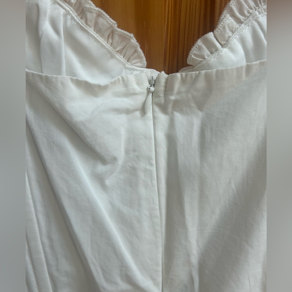 En Saison Ivory Ruffled Corset Top - Picture 5 of 5